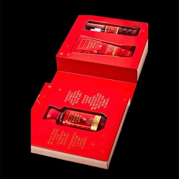 NWT Bath and Body Works Winter Candy Apple Mini Gift Box - Picture 2 of 2